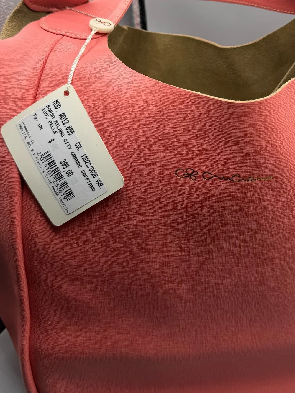 Cruciani Coral Tote Bag